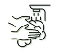 Hygiene - Handwash Stock Icon Royalty Free Stock Photo