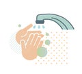 Hygiene - Handwash Stock Icon Royalty Free Stock Photo