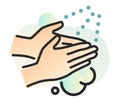 Hygiene - Handwash Stock Icon Royalty Free Stock Photo