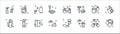 Hygiene line icons. linear set. quality vector line set such as wipe, trash, console, hand wash, wipe, smartphone, hands, hand