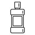 Hygiene mouthwash icon outline vector. Dental clean Royalty Free Stock Photo