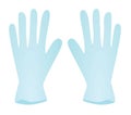 Hygienic latex gloves