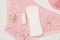 Hygienic tampon and sanitary napkin for every day with panties w