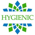 Hygienic Green Blue Circular