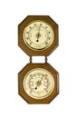 Hygrometer and Barometer Royalty Free Stock Photo