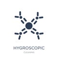 Hygroscopic icon. Trendy flat vector Hygroscopic icon on white b