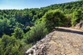 Hymettus mountain gravel road