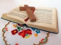 Old hymn - book of grandmother Royalty Free Stock Photo