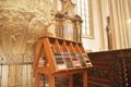 Hymn books for prayers in church. The bibles and hymnals