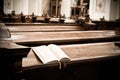 Hymnal in Church Royalty Free Stock Photo