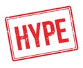 Hype rubber stamp