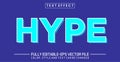 Hype text editable style effect