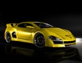 Hyper car yellow 1