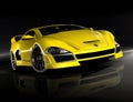 Hyper car yellow 2