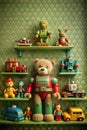 Hyper detailed illustration of humanoids and robots, AI generated image