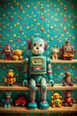 Hyper detailed illustration of humanoids and robots, AI generated image