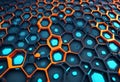 Hyper-Detailed Nano Technology: Futuristic Close-Up Abstract Background