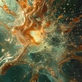 Liquid abstract background with flowing shapes, transparent textures, and organic forms Royalty Free Stock Photo