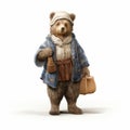 Photorealistic Bear Dressed Up With Bavarian Charm And Imaginative Flair