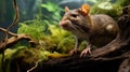Hyper-realistic Atmosphere: Brown Rat In Brazilian Zoo Royalty Free Stock Photo