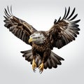 Hyper-realistic Bald Eagle Illustration In High Definition