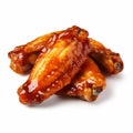 Hyper-realistic Chicken Wings On Isolated Background - Microstock Image Royalty Free Stock Photo
