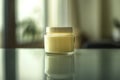 Hyper Realistic Cream Jar Reflection Royalty Free Stock Photo
