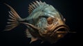 Hyper-realistic 3d Rendering Of A Fish In Cryengine Style