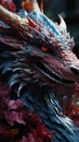 Hyper-realistic Dragonian Supermodel Wizard. Created with Generative AI