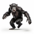 Hyper-realistic Portrait Of A Running Bonobo - 8k Uhd Photo