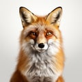 Hyper-realistic Red Fox Portrait: Detailed Design In Ultra Hd Royalty Free Stock Photo