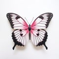 Hyper-realistic Sculpture Of Pink And Black Gatekeeper Butterfly