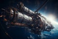 Hyper-Realistic Space Station Data Centers and Volumetric Light