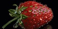 Hyper-realistic Strawberry, Made with Generative AI