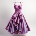 Hyper Realistic Vintage Purple Dress 3d Render