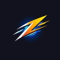 Hyperdrive: A high-speed logo capturing the lightning-fast acceleration and performance of sports gear