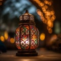 An hypereal 8k Original traditional ornate oriental lantern