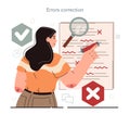 Hyperfocus idea, how to become more efficient in errors correction.