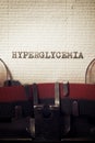 Hyperglycemia concept view