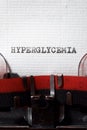 Hyperglycemia concept view