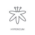 Hypericum icon. Trendy Hypericum logo concept on white backgroun