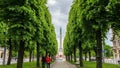 A hyperlapse of the Freedom monument of Latvia 4k