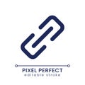 Hyperlink pixel perfect linear ui icon