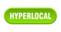 hyperlocal button Royalty Free Stock Photo