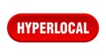 hyperlocal button Royalty Free Stock Photo