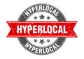 hyperlocal stamp Royalty Free Stock Photo