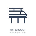 Hyperloop icon. Trendy flat vector Hyperloop icon on white backg