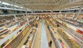 hypermarket inside Royalty Free Stock Photo