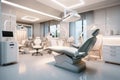 A hypermodern treatment room for dentistry Royalty Free Stock Photo