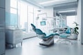 A hypermodern treatment room for dentistry Royalty Free Stock Photo